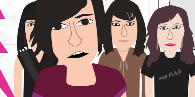 Watch: Carrie Brownstein Parties With the White Stripes and Furries in Pitchfork.tv's "Frames"