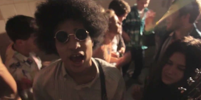 Party With British Band Childhood in Their Video for 