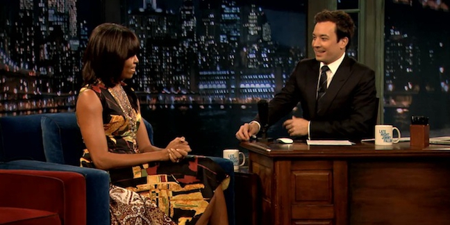 Michelle Obama Tells Jimmy Fallon That They Listen to Frank Ocean in the White House