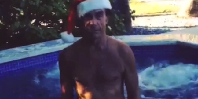 Iggy Pop Posts a Holiday Greeting for the Ages