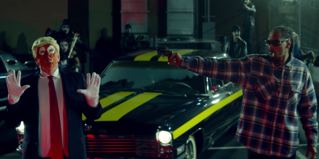 Snoop Dogg Pulls Gun on “Fucking Clown” Trump in New “Lavender” Video: Watch