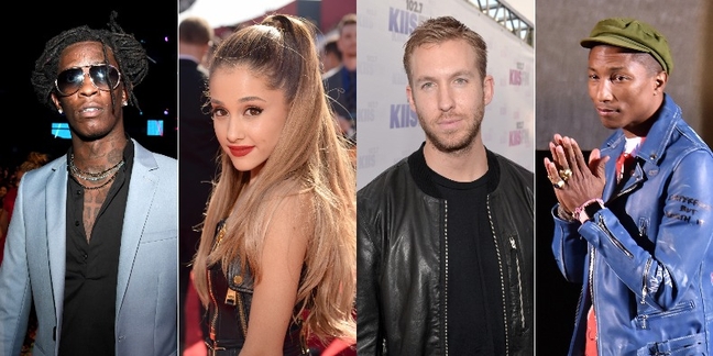 Calvin Harris Enlists Young Thug, Ariana Grande, Pharrell For New Song “Heatstroke”: Listen