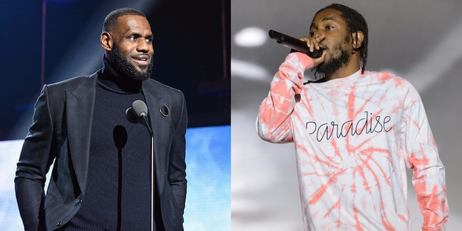 LeBron James Previews Kendrick Lamar’s New Album DAMN. on Instagram