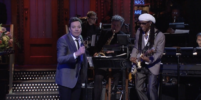 Watch Nile Rodgers and Jimmy Fallon Perform Bowie’s “Let's Dance” on “SNL”