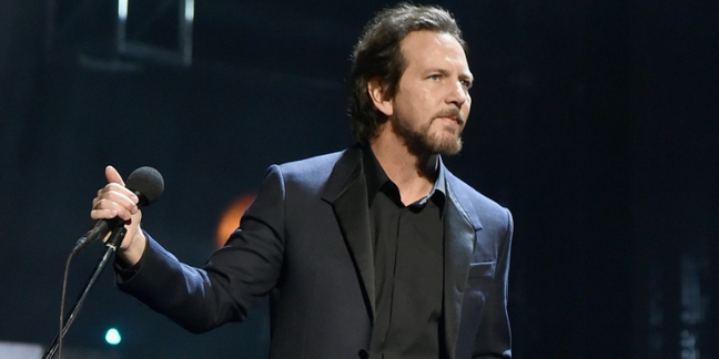 Watch Eddie Vedder Cover Talking Heads, Springsteen, Rolling Stones, More at Benefit Show