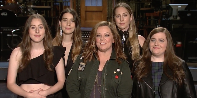 Melissa McCarthy Wants to Join Haim in “SNL” Promos: Watch