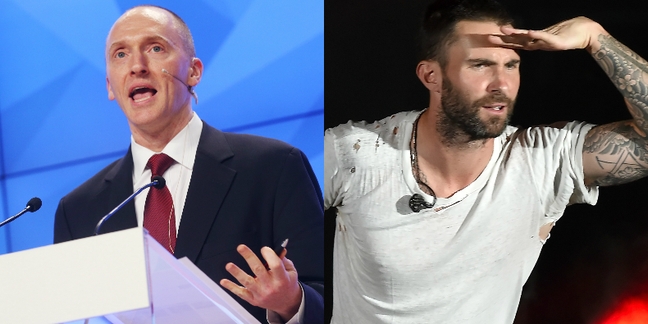 Former Trump Aide Carter Page Cites Maroon 5 in Department of Justice Letter