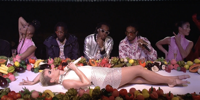 Migos Join Katy Perry to Perform “Bon Appétit” on “SNL”: Watch